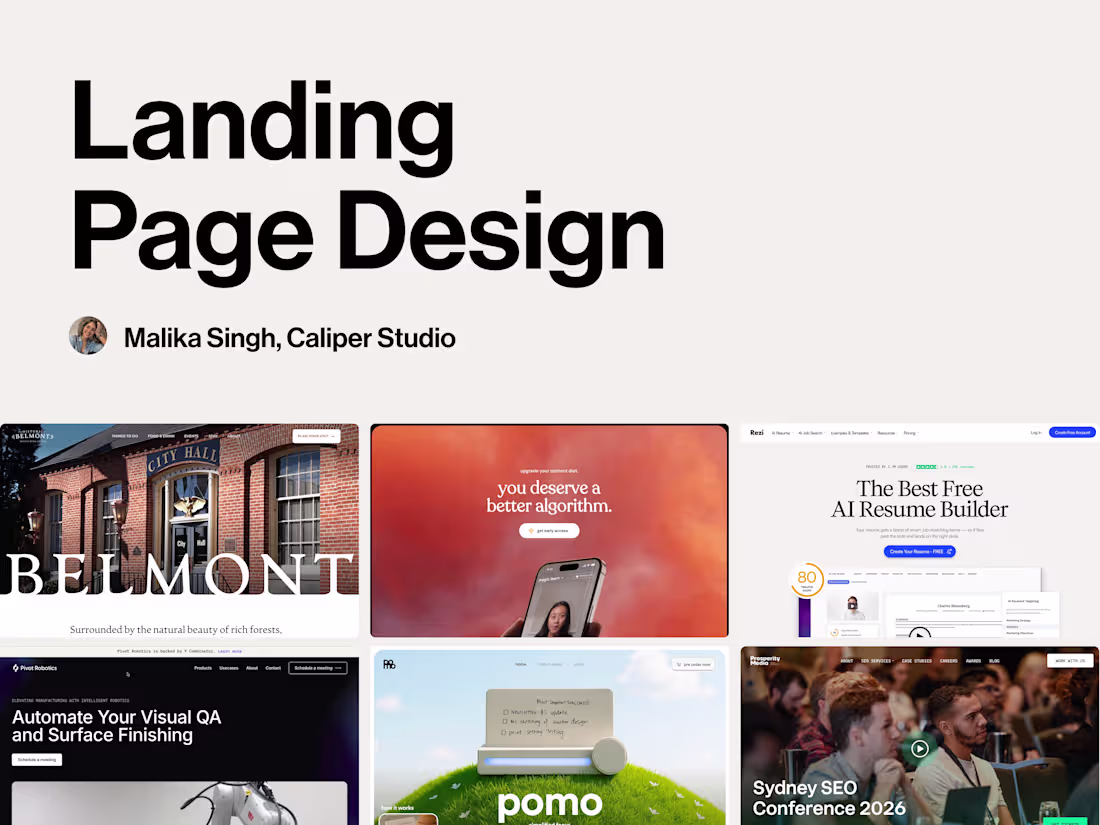 Cover image for Landing Page Design