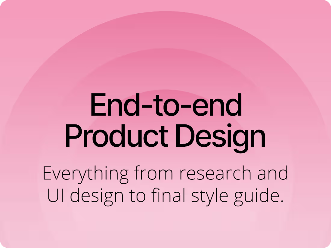 Cover image for Complete product design - Business vision to product.