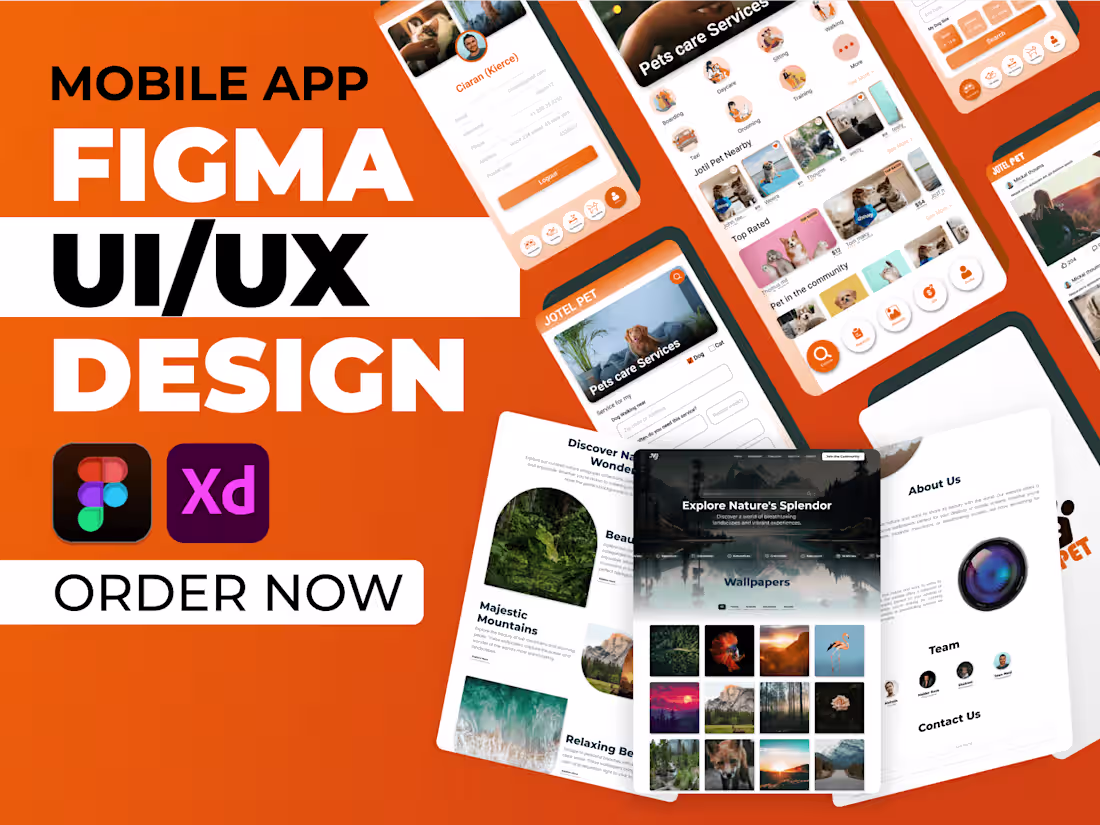 Cover image for UI/UX Design | Mobile App & Website Design