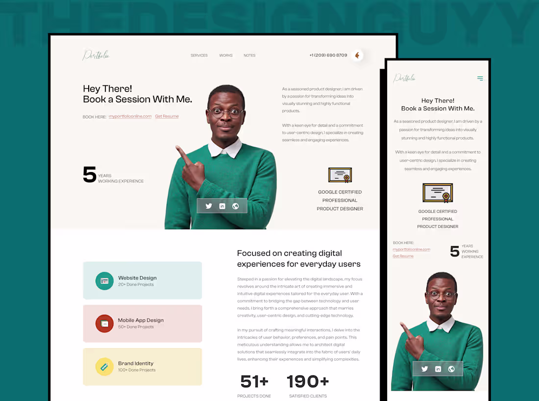 Cover image for Designer Portfolio