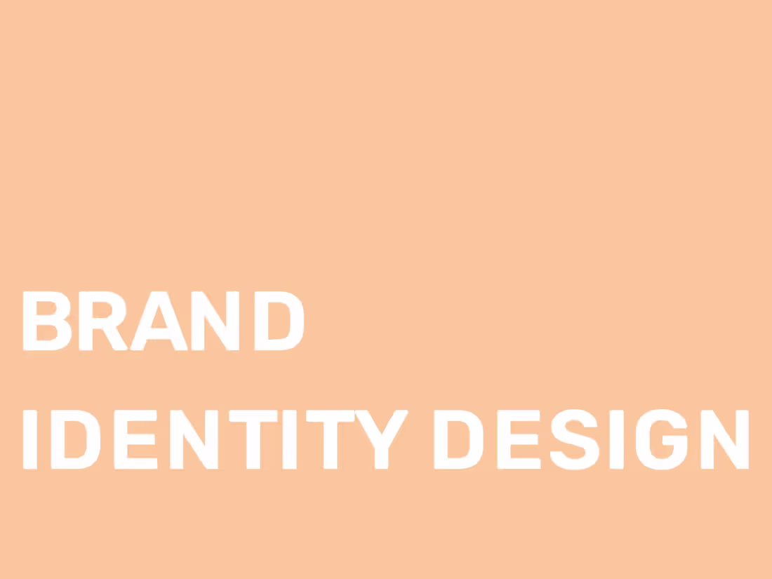 Cover image for Brand identity design + logo animation. 