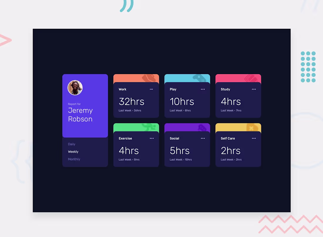 Cover image for Time tracking dashboard solution
