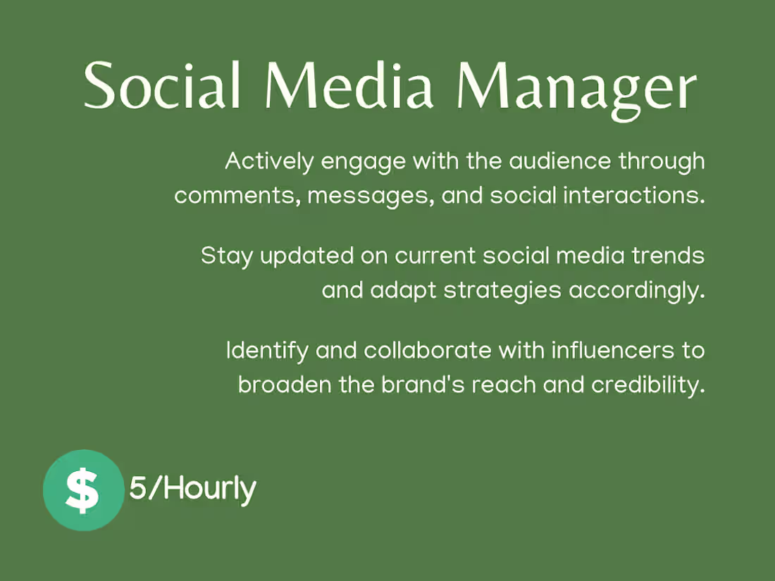 Cover image for Social Media Manager