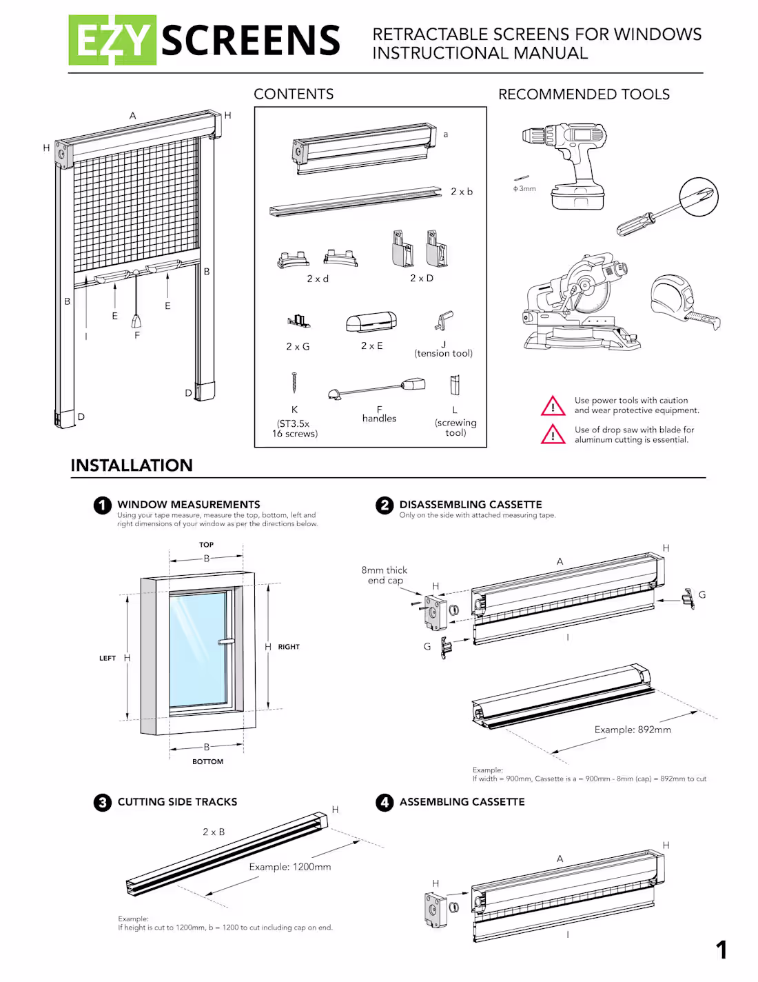 Cover image for Instructional Manuals for Australian-based manufacturer;