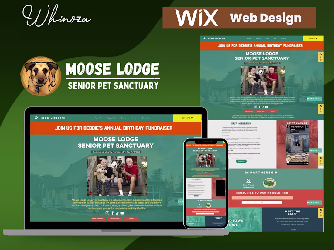 Cover image for Moose Lodge SPS Custom Website Design