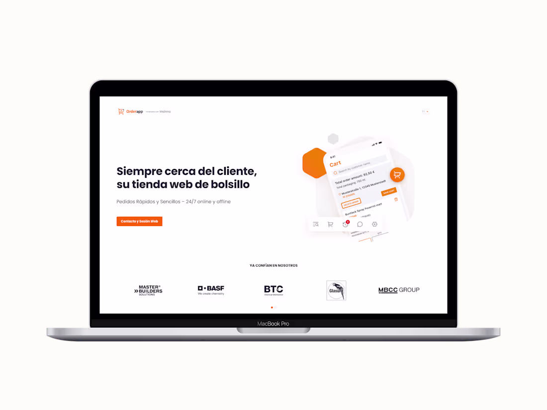 Cover image for OrderApp Landing