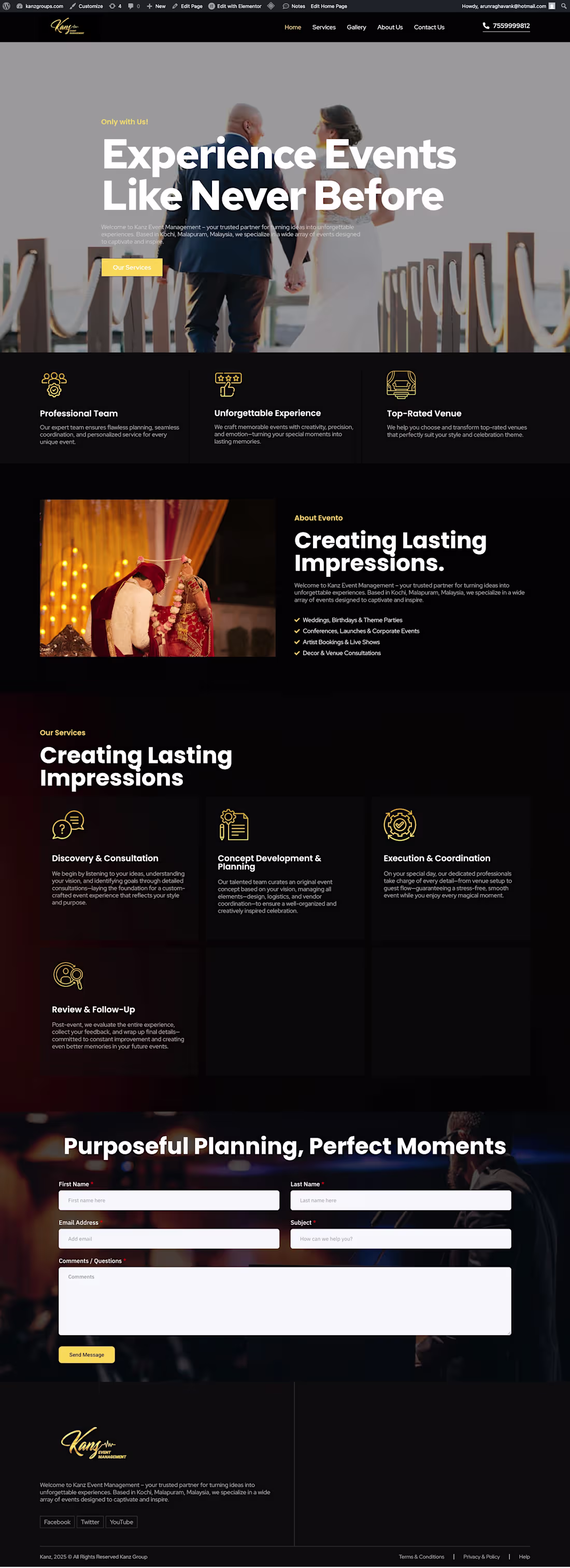 Cover image for Event management