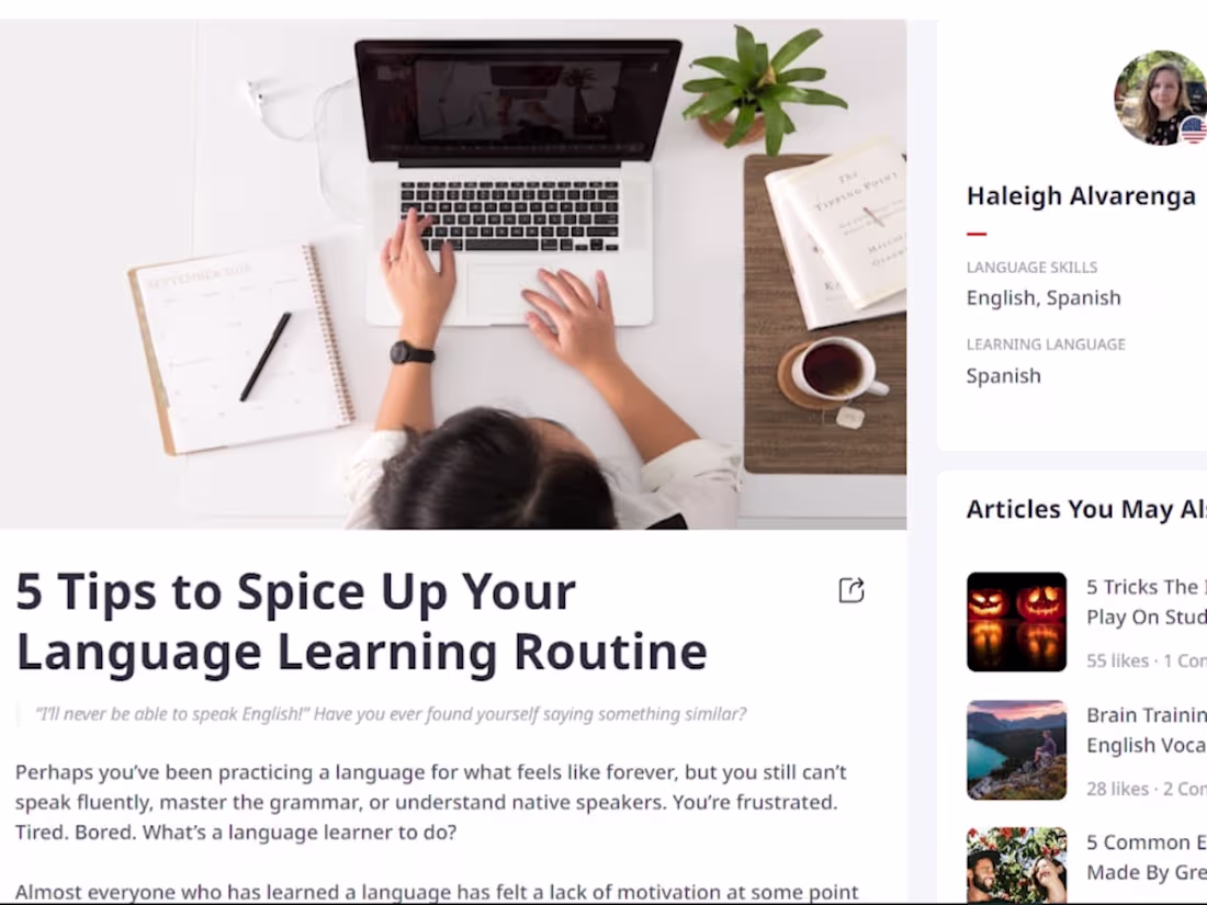 Cover image for Blog Post For italki