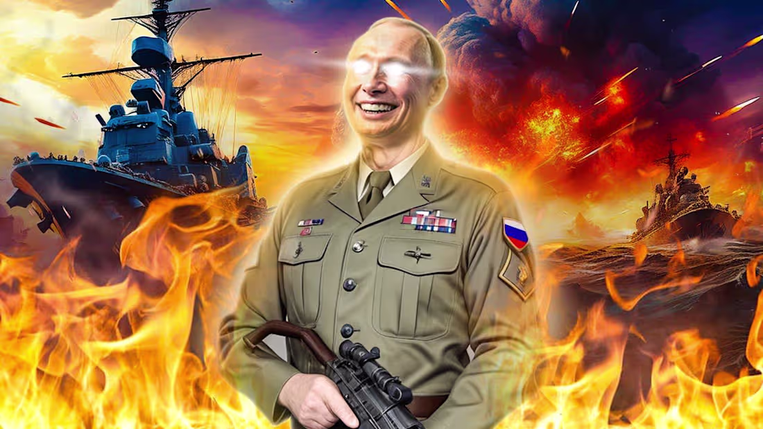Cover image for World-War-III-Russia-Has-Begun Thumbnail Design