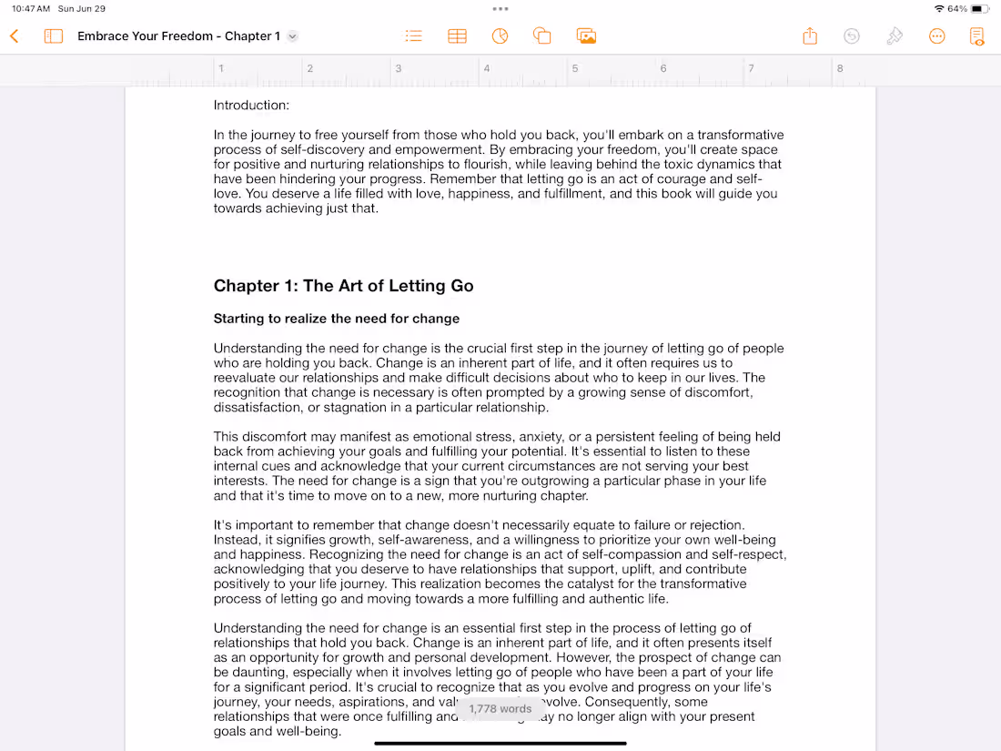 Cover image for Embrace Your Freedom: Letting go of toxic relationships 