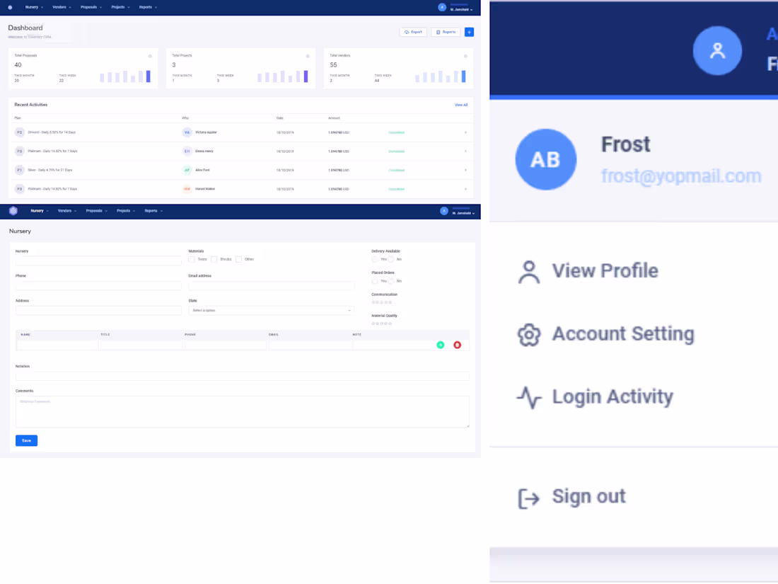 Cover image for CRM Application