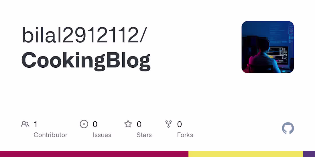 Cover image for bilal2912112/CookingBlog