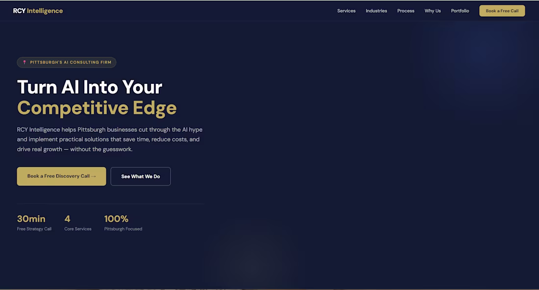 Cover image for Full business website for AI