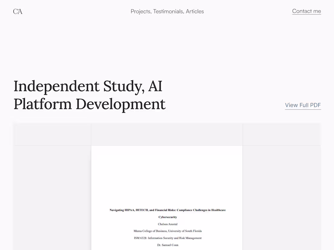 Cover image for Design & Framer Dev for A Consultant Website