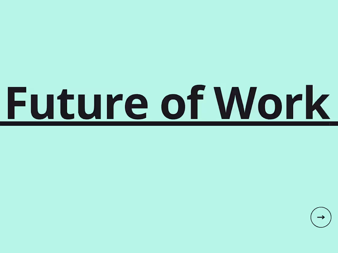 Cover image for The Future of work