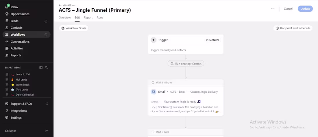 Cover image for Close CRM Automated Email Funnel Setup I built a complete au...
