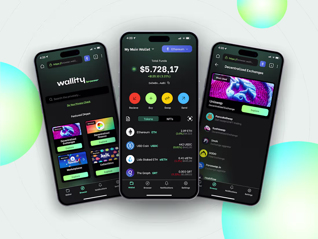 Cover image for Wallity | Crypto Wallet App