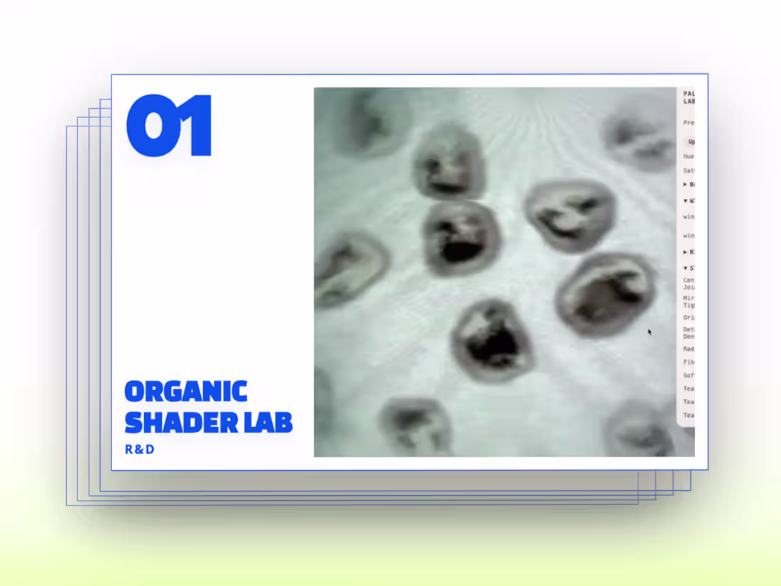Cover image for organic shader lab