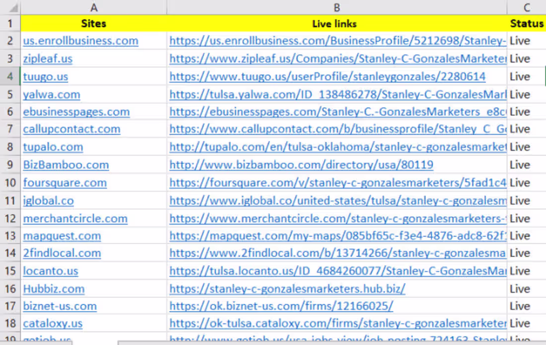 Cover image for High DA Citations & Backlinks