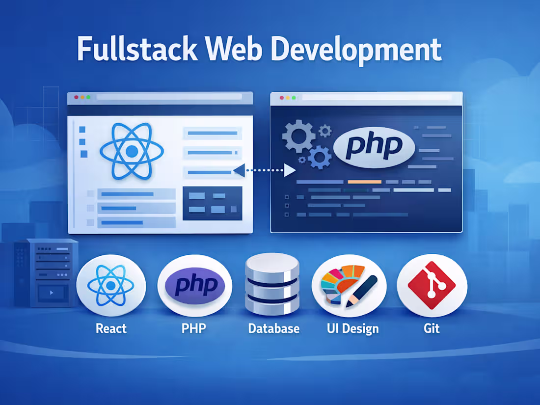 Cover image for Web Development with React + PHP
