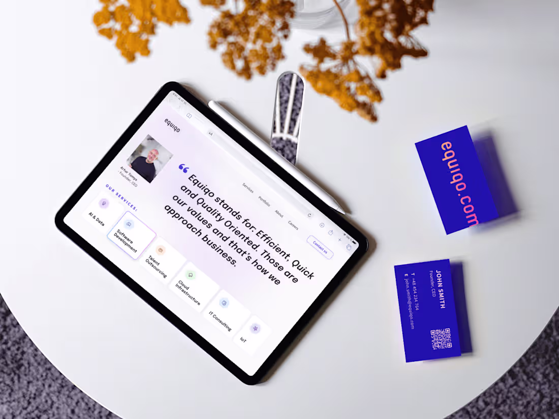 Cover image for New website design and brand refresh for a software house