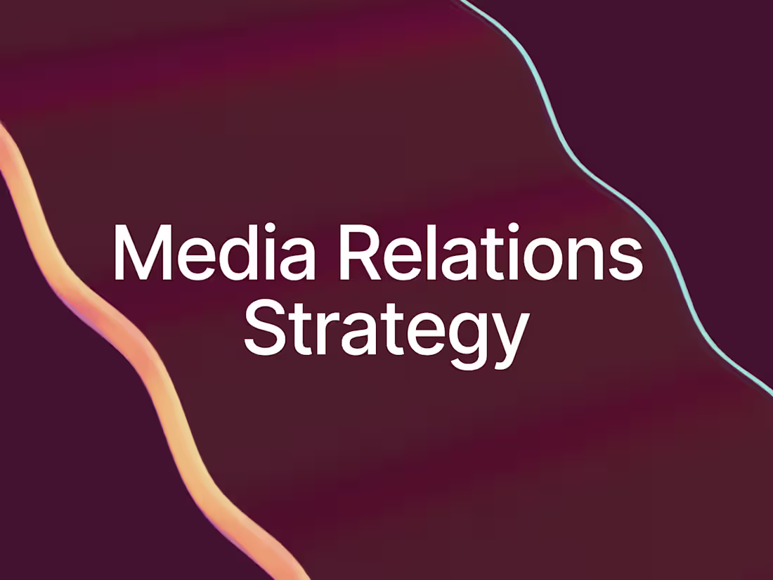 Cover image for Media Relations Strategy