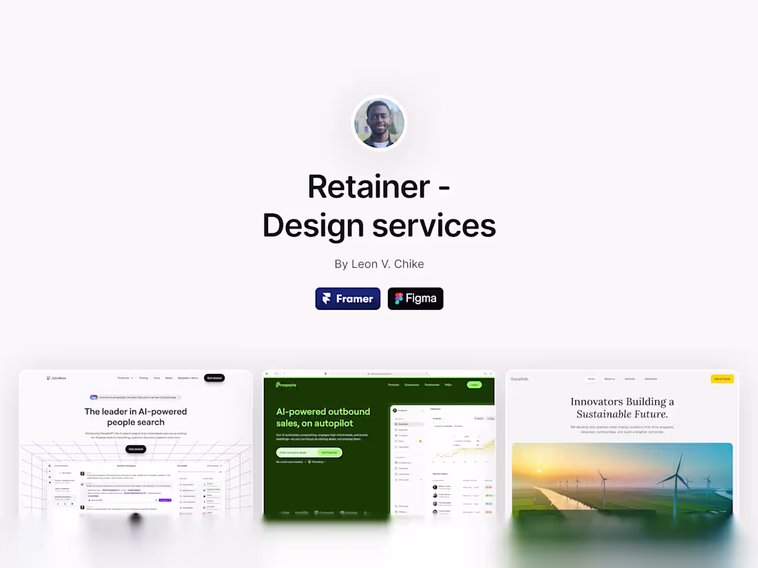 Cover image for Retainer - Design Services ☕️🧑‍💻💫