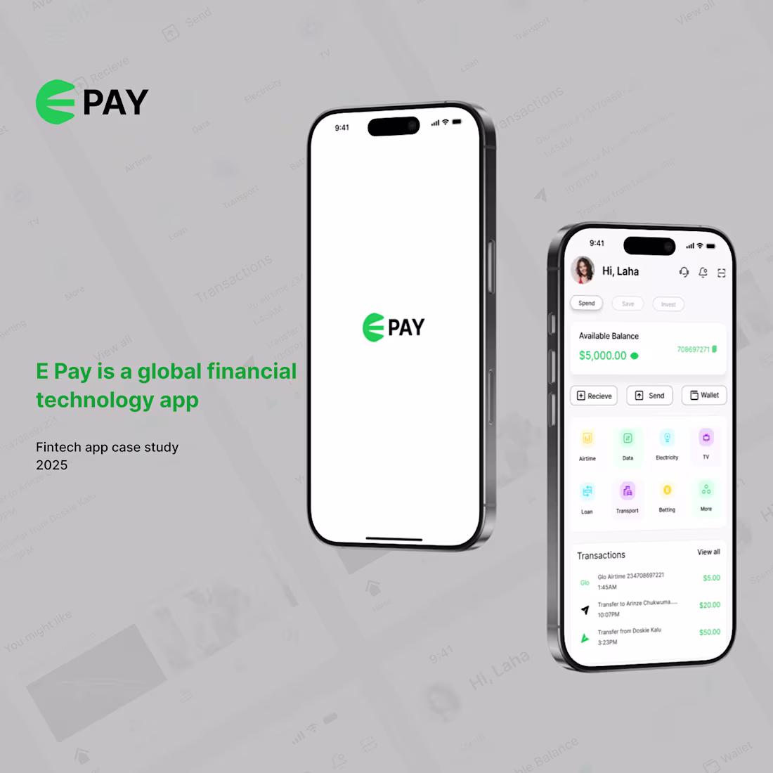 Cover image for EPay a financial technology bank app
