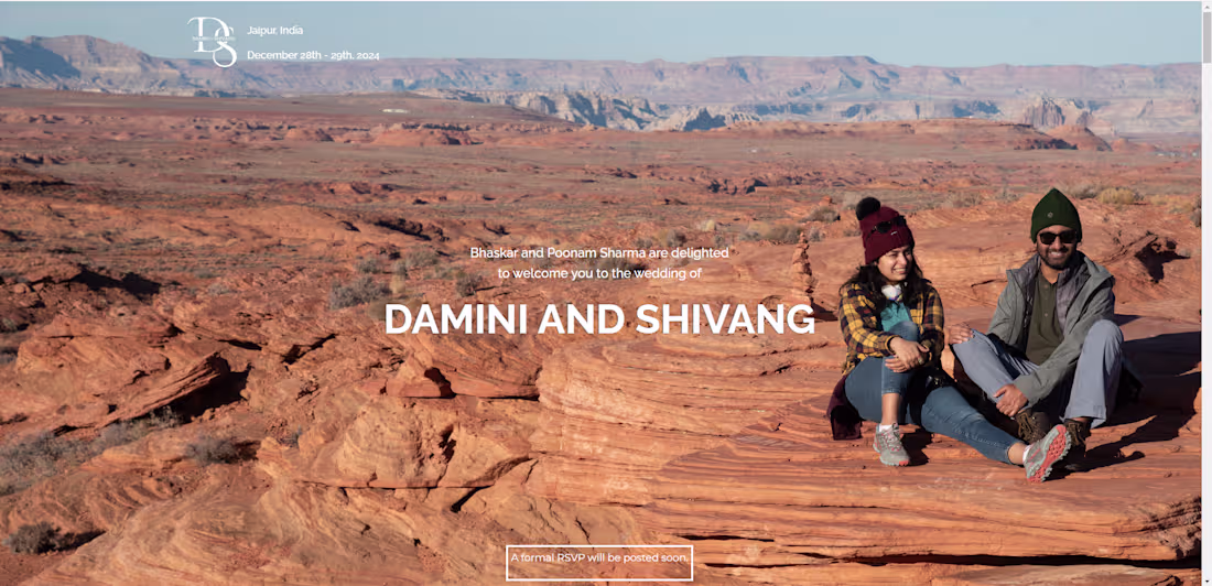 Cover image for Wedding Website