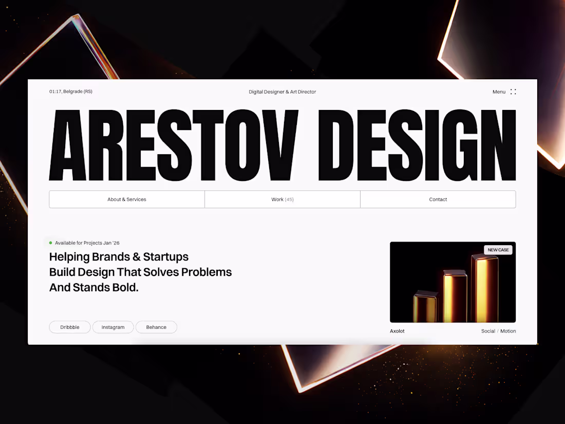 Cover image for Updated my website on Framer