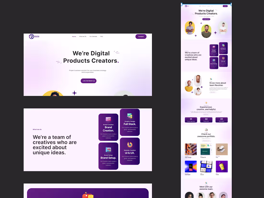 Cover image for Revoltas: Agency Website