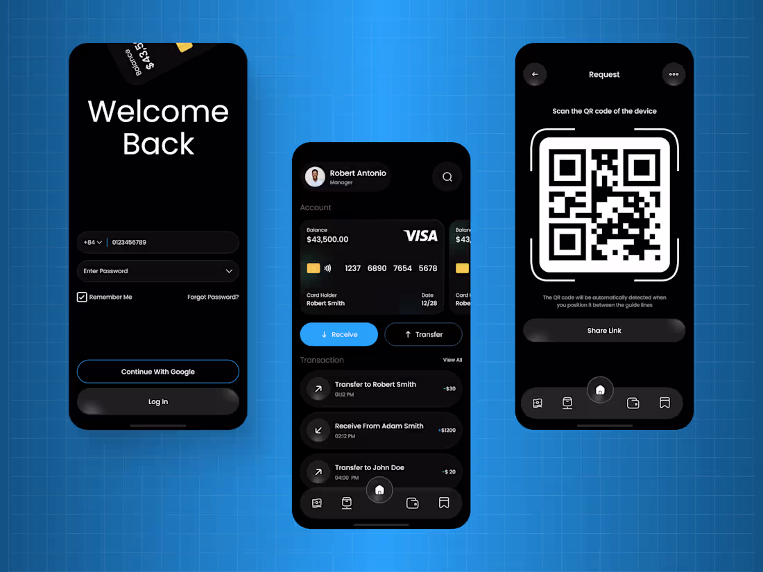 Cover image for Smart Banking Mobile App - Fintech
