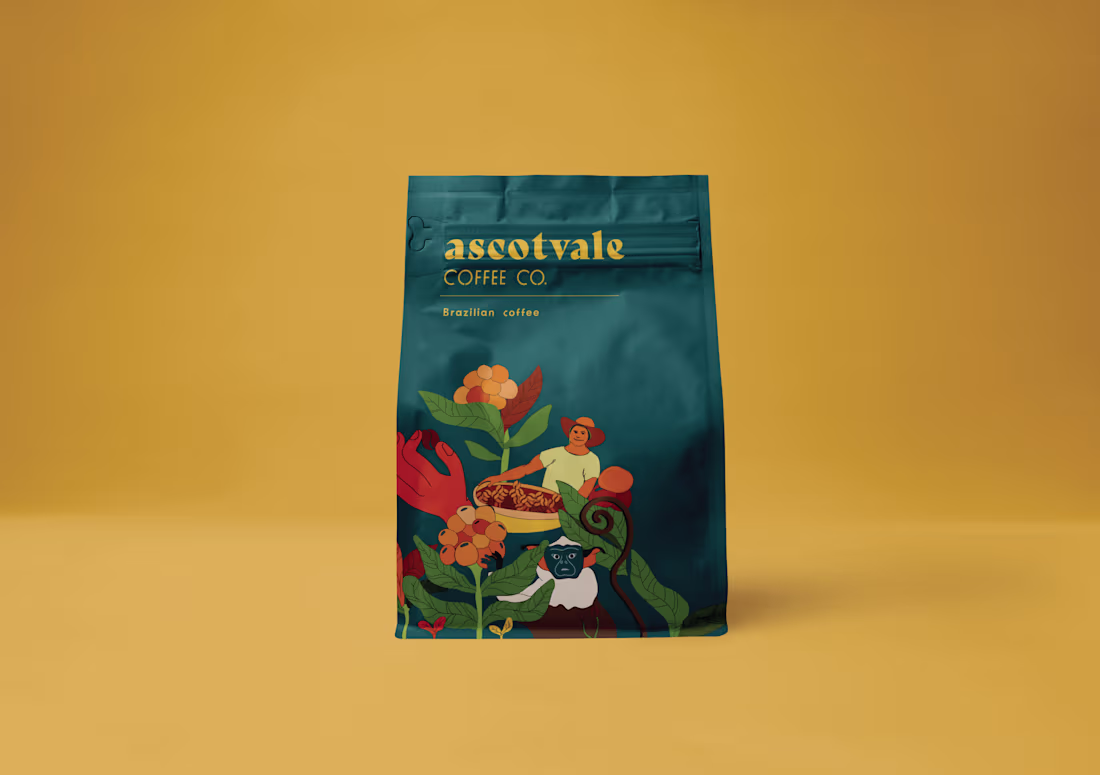 Cover image for Logo Design, Brand Identity & Packaging Design- Ascotvale Coffee