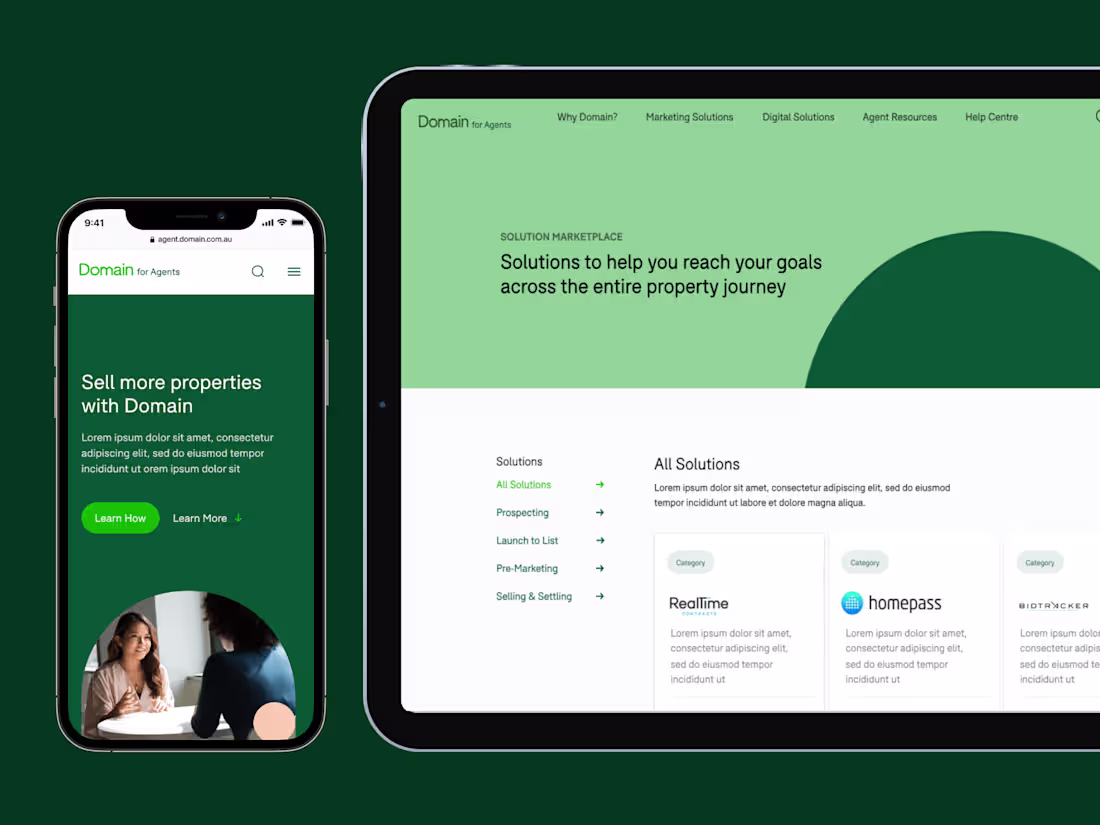 Cover image for  Domain - Website Redesign