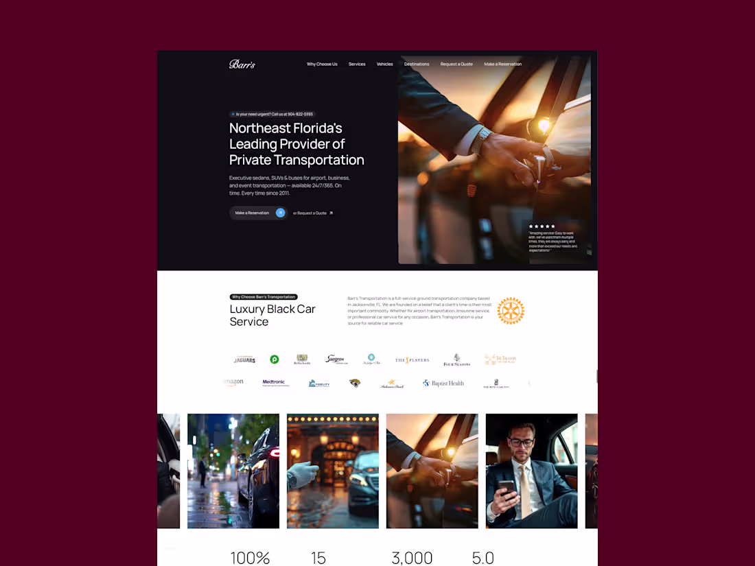 Cover image for Framer Site Customization for Barr's Transportation