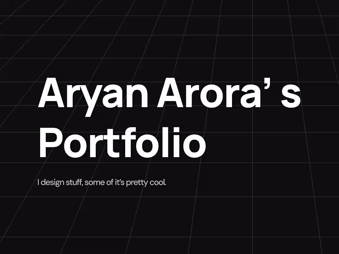 Cover image for Aryan Arora