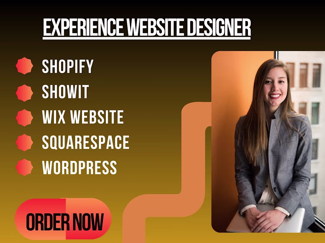 Cover image for Website Design expert: Wix, Squarespace, Weebly, Shopify, Showit