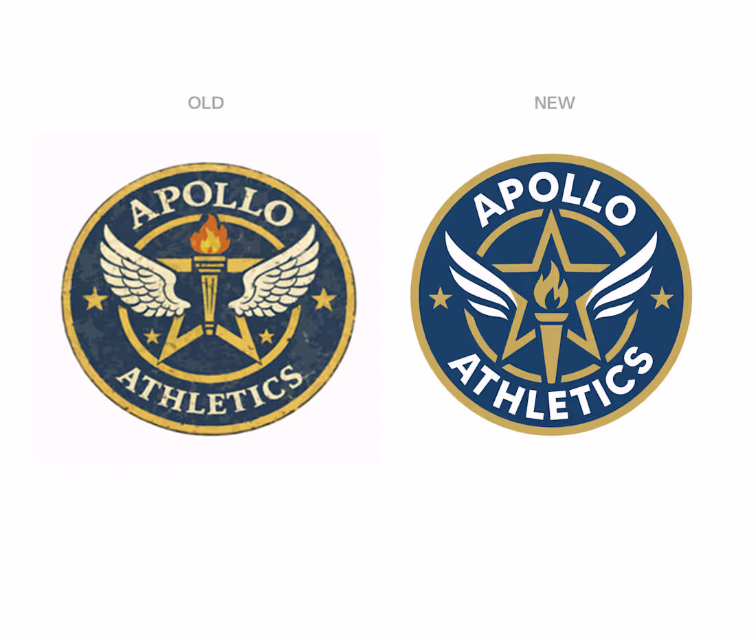 Cover image for Apollo Athletics Logo Redesign and