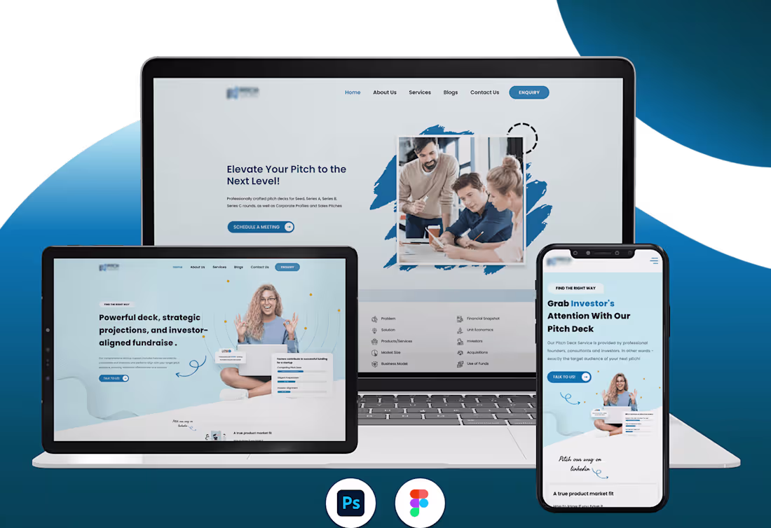 Cover image for Startup Funding Hub (UX/UI Design) :: Behance