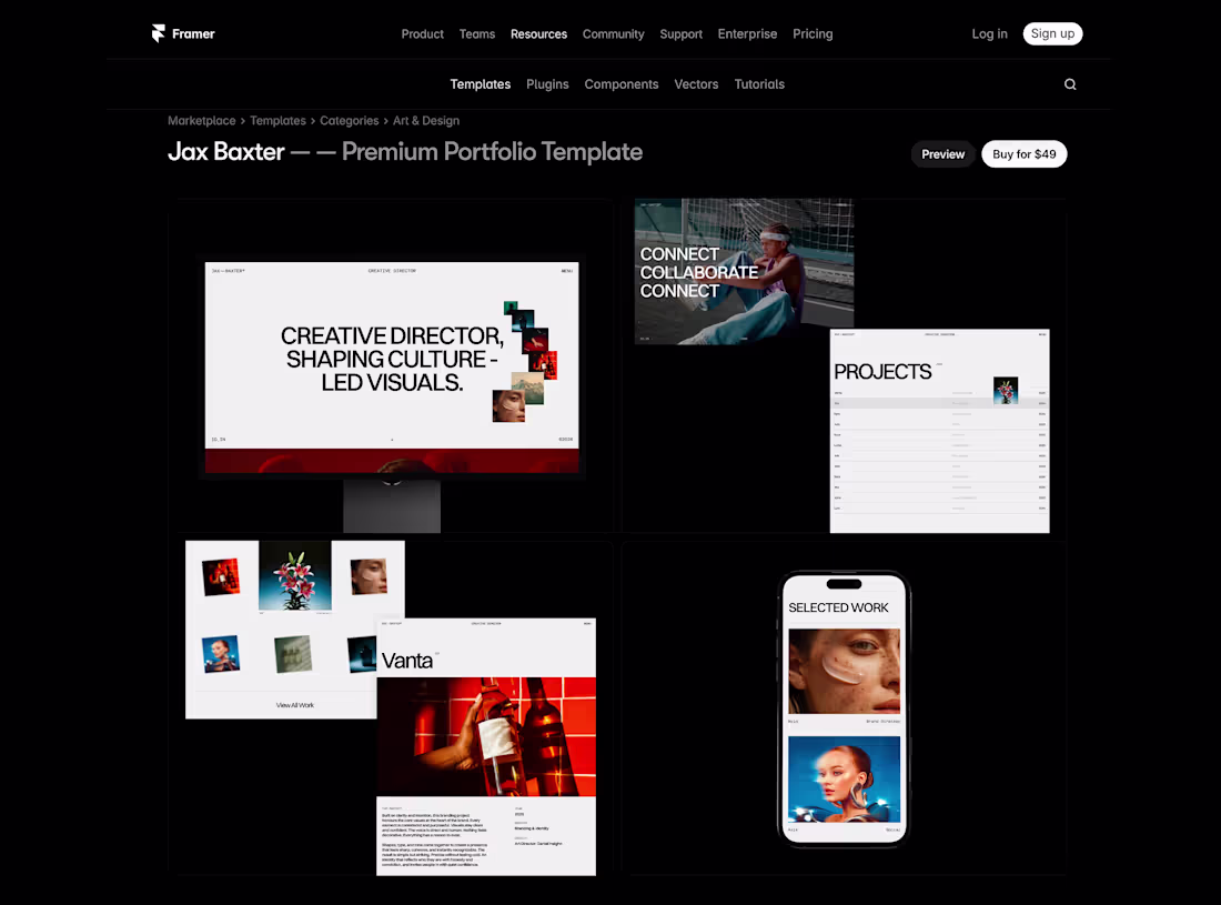 Cover image for Good news!
My first @framer template