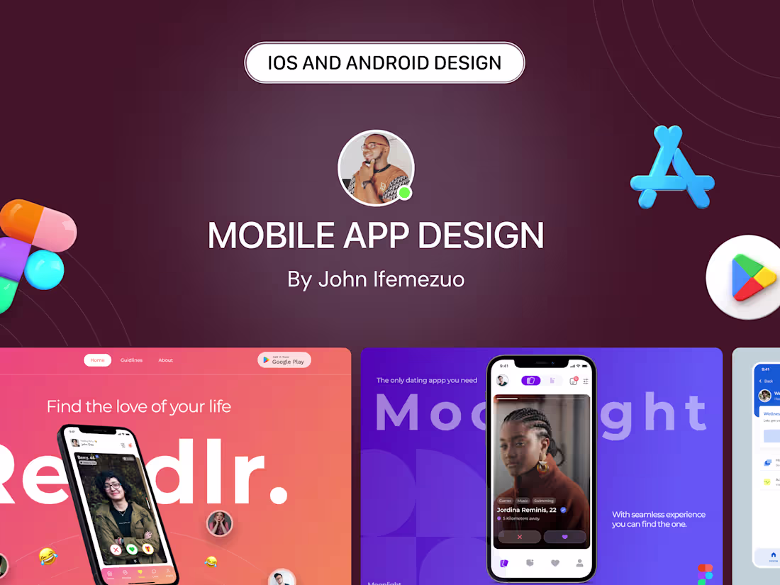 Cover image for Mobile app design that drive growth, engage users, & boost sales