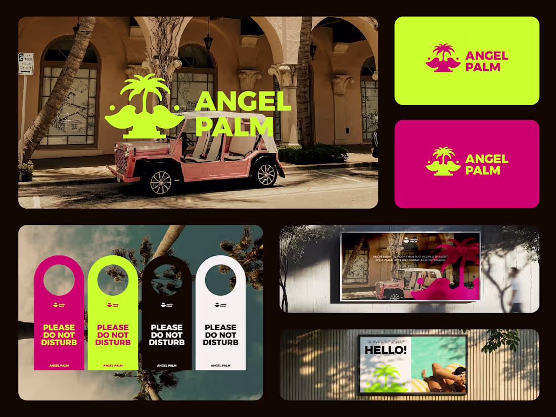Cover image for Angel Palm Brand Identity Design