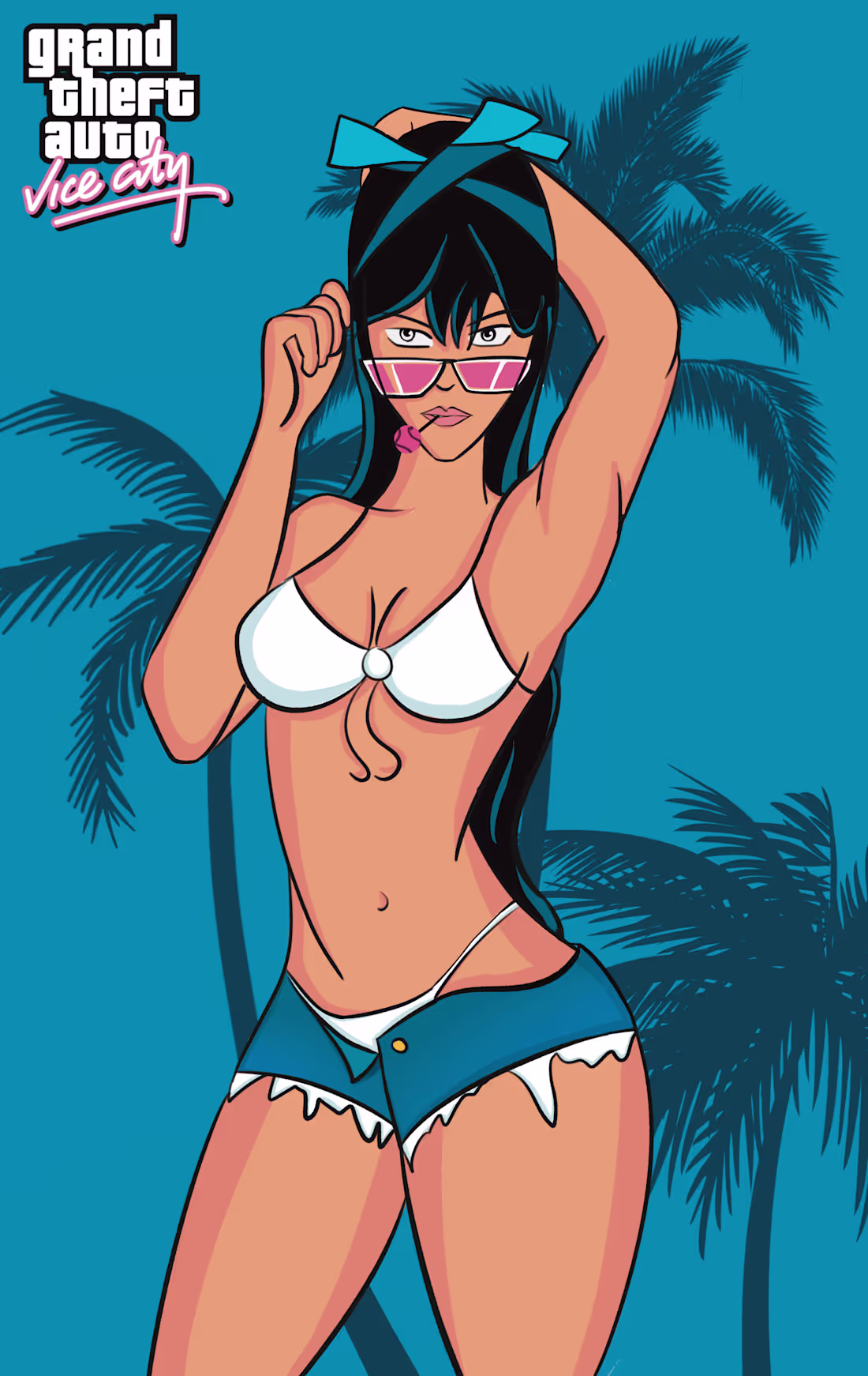 Cover image for OC in vice city artstyle