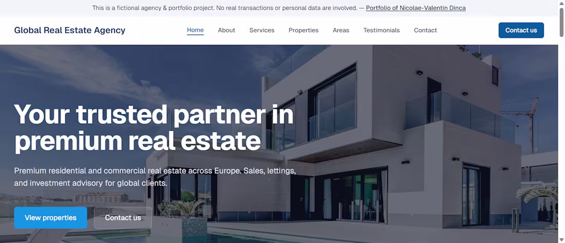 Cover image for Your trusted partner in premium real estate