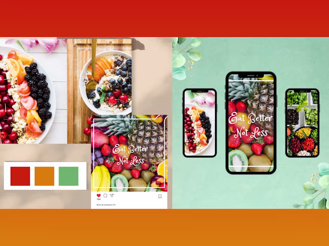 Cover image for Social Media Posts For Fitness Brand