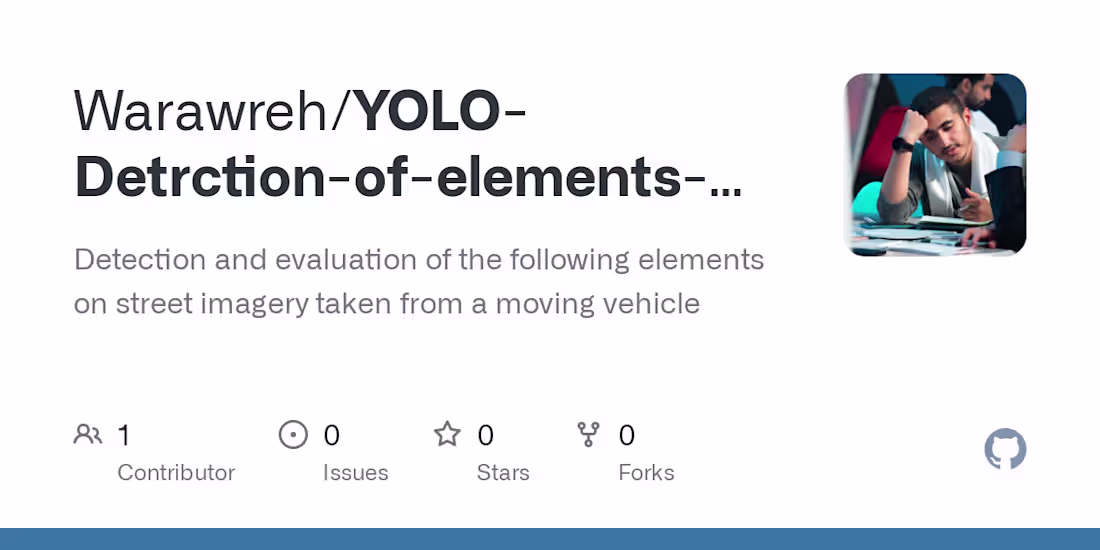 Cover image for Warawreh/YOLO-Detrction-of-elements-on-street