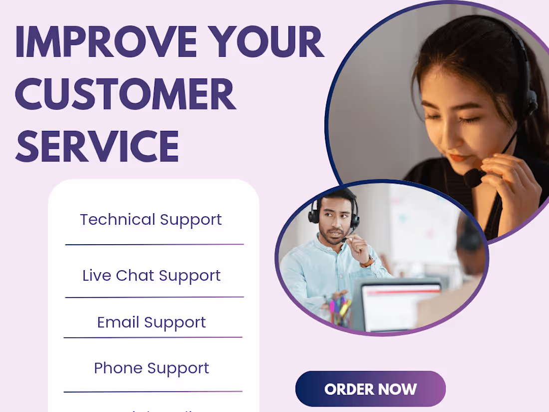 Cover image for Customer Service//Customer Support//Chat Support 