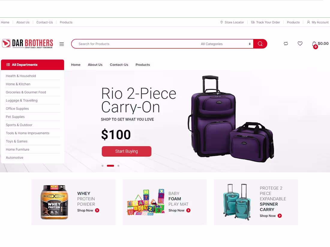 Cover image for Create WordPress Wholesaler Ecommerce Website  for Dar Brothers
