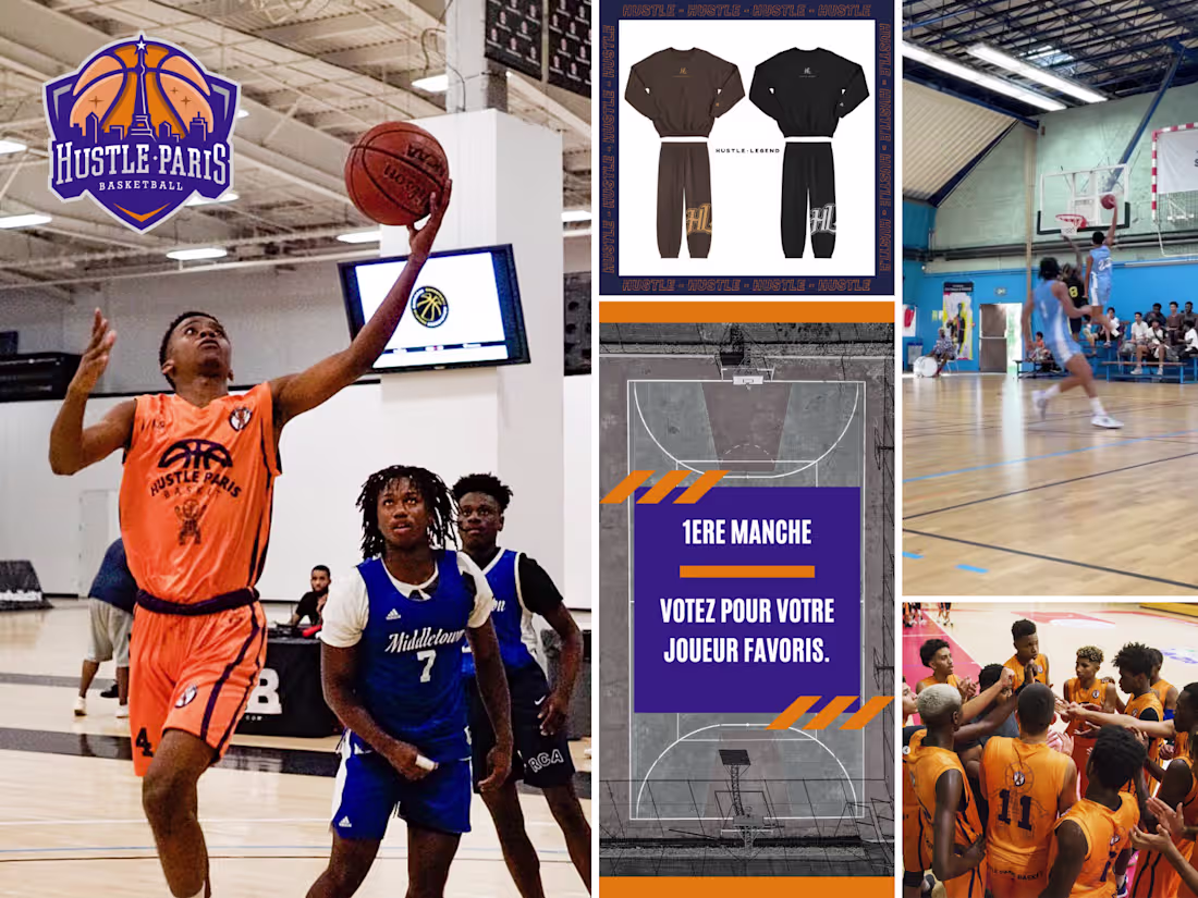 Cover image for Hustle Paris Basketball Club 🏀