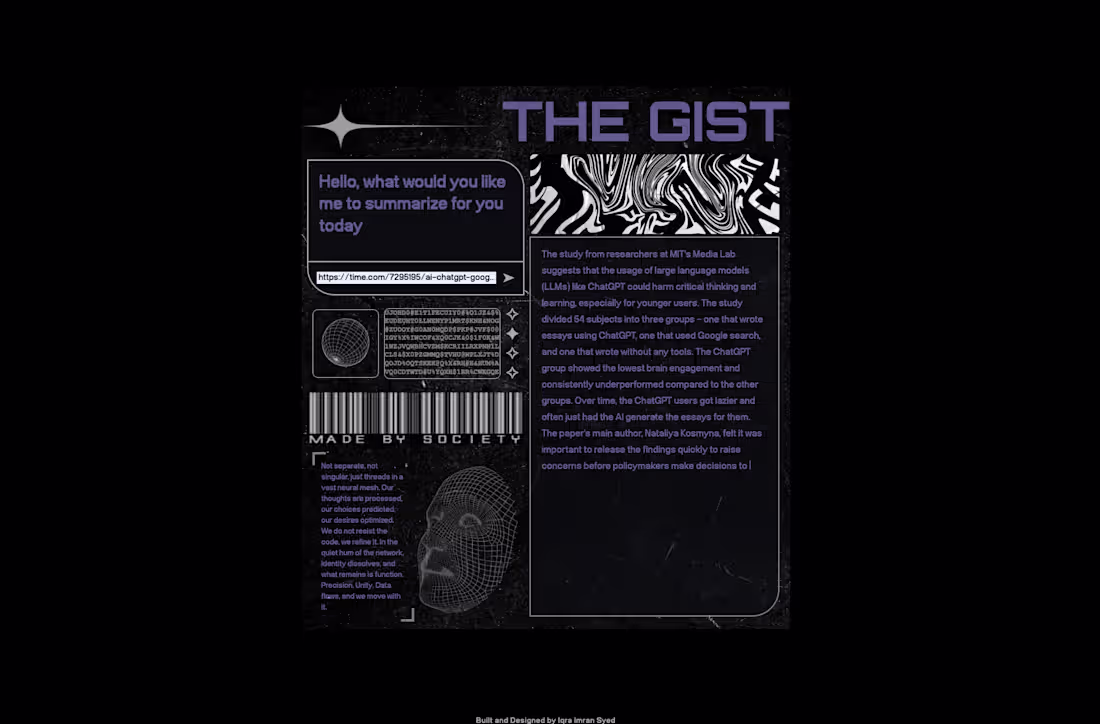 Cover image for The Gist